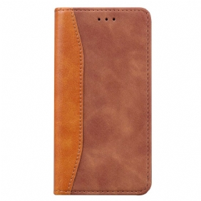 Puhelinkuoret Huawei P Smart 2020 Kotelot Flip Kaksisävyinen Business Leather -efekti