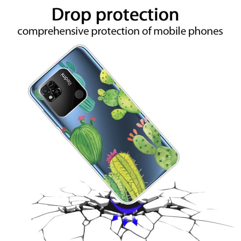 Case Xiaomi Redmi 10A Saumaton Kaktus