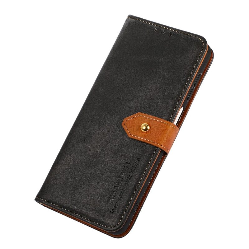 Flip Case Xiaomi Redmi 10A Kaksivärinen Kultainen Lukko Khazneh