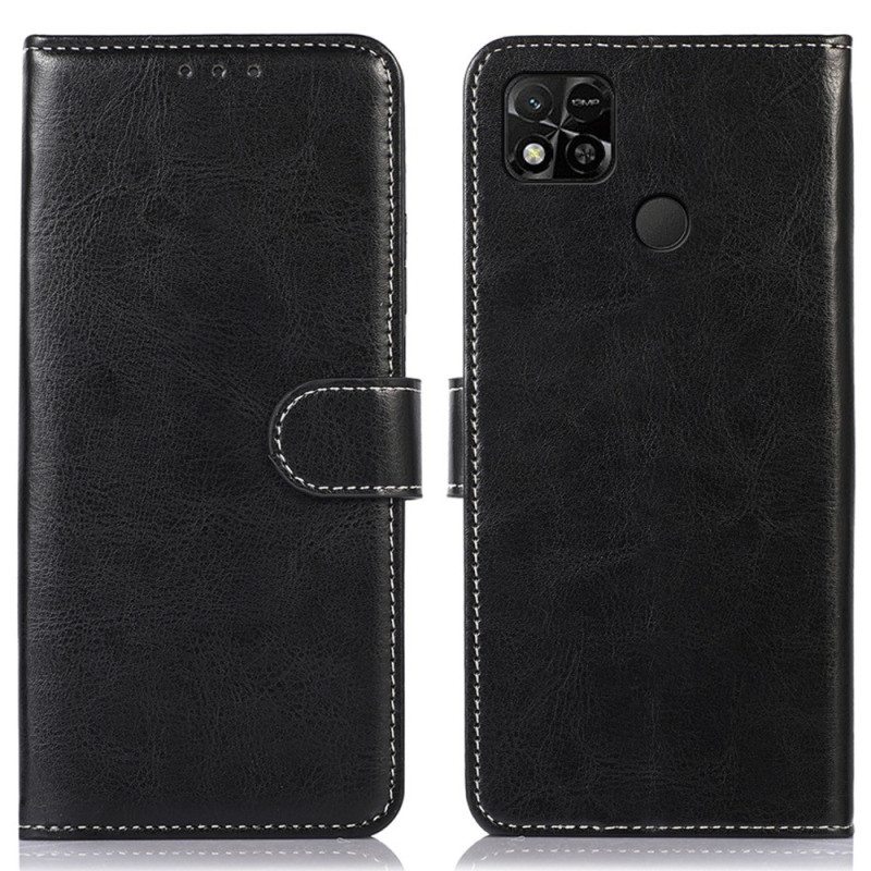 Kotelot Xiaomi Redmi 10A Couture-nahkaefekti