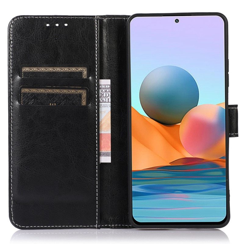 Kotelot Xiaomi Redmi 10A Couture-nahkaefekti