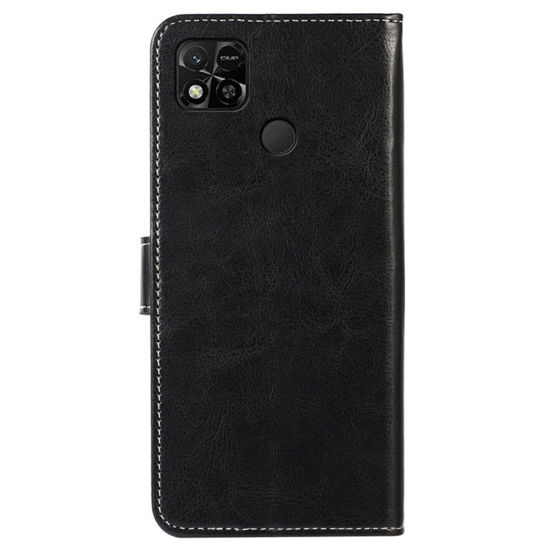 Kotelot Xiaomi Redmi 10A Couture-nahkaefekti