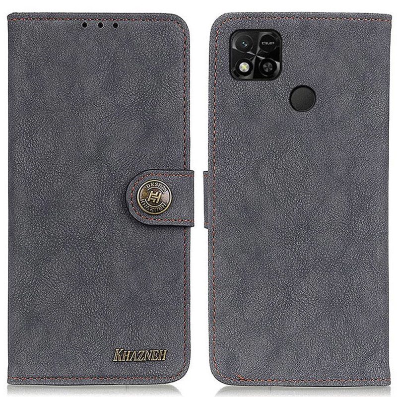 Kotelot Xiaomi Redmi 10A Khazneh Haljasnahkaa