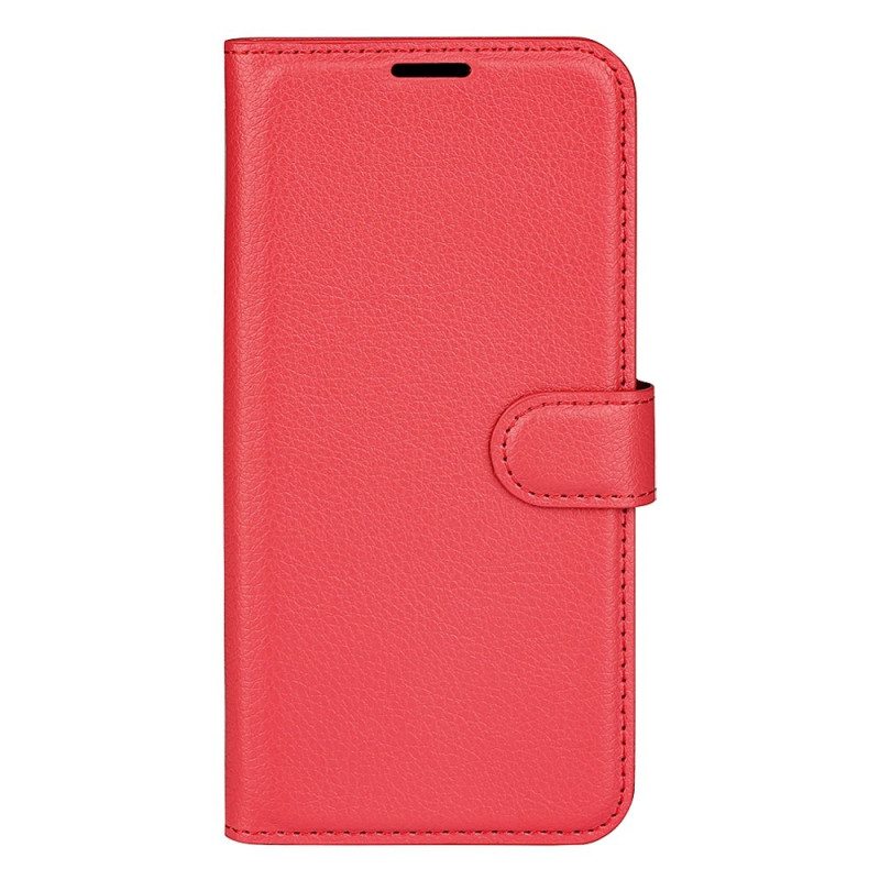 Kotelot Xiaomi Redmi 10A Klassinen Litsi-nahkaefekti