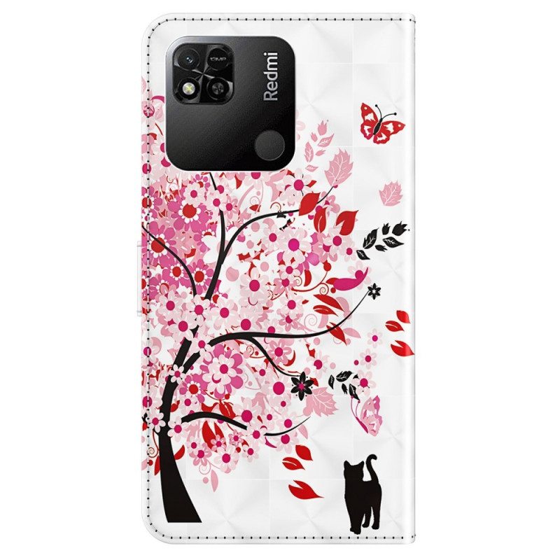 Kotelot Xiaomi Redmi 10A Suojaketju Kuori Hihnallinen Ruusupuu
