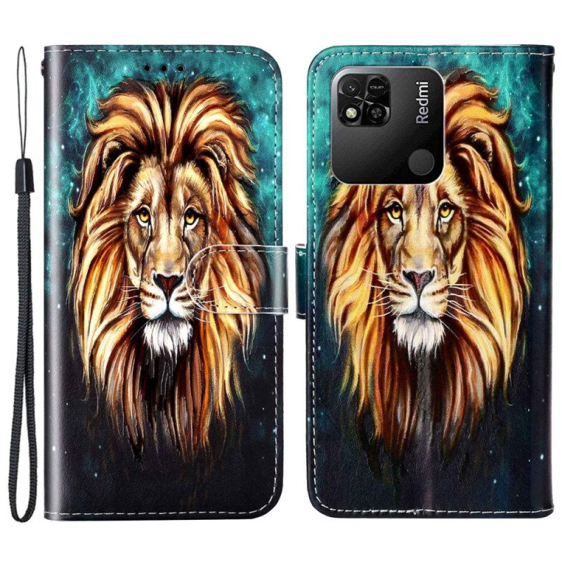 Kotelot Xiaomi Redmi 10A Suojaketju Kuori Lanyard Lion