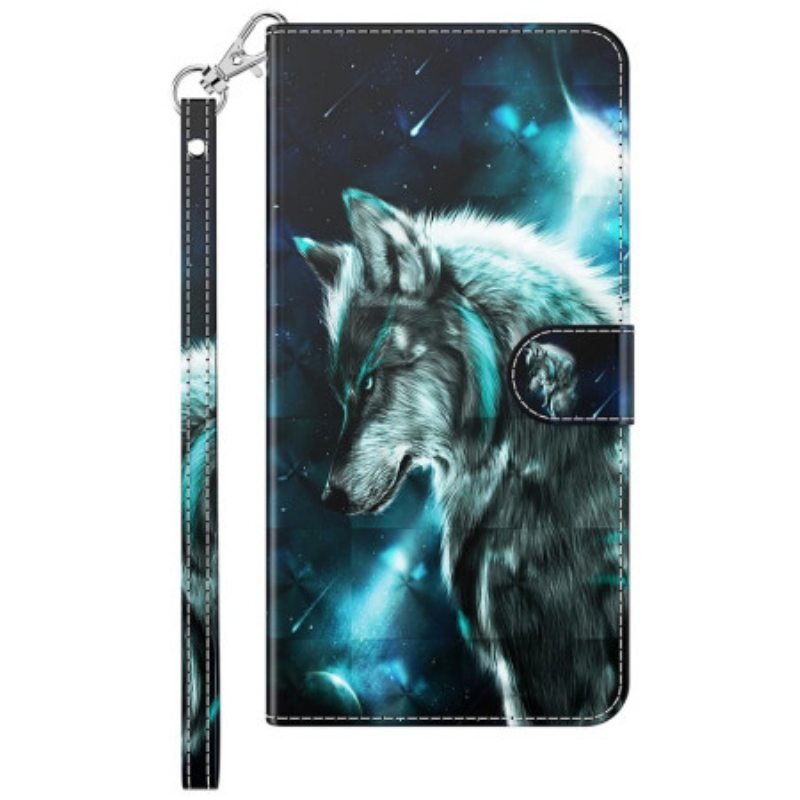 Kotelot Xiaomi Redmi 10A Suojaketju Kuori Lanyard Wolf