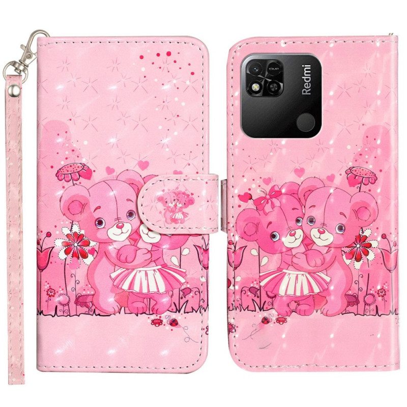 Kotelot Xiaomi Redmi 10A Suojaketju Kuori Nallekarhuja