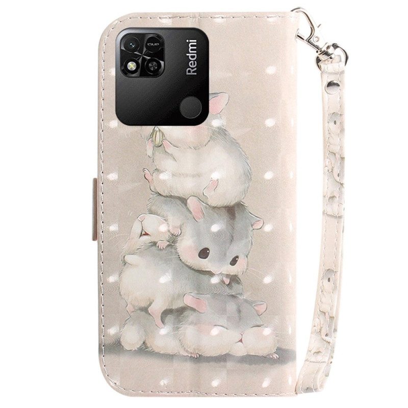 Kotelot Xiaomi Redmi 10A Suojaketju Kuori Stringit Oravat