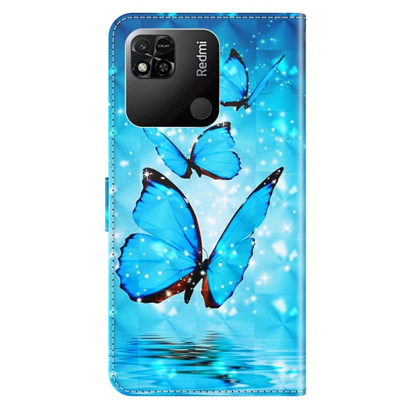 Kotelot Xiaomi Redmi 10A Suojaketju Kuori Stringit Perhoset