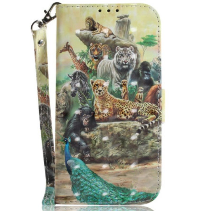 Kotelot Xiaomi Redmi 10A Suojaketju Kuori Thong Safari Animals