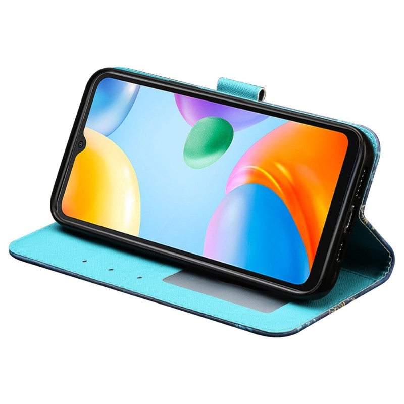 Kotelot Xiaomi Redmi 10A Suojaketju Kuori Ylpeä Susi Hihnalla
