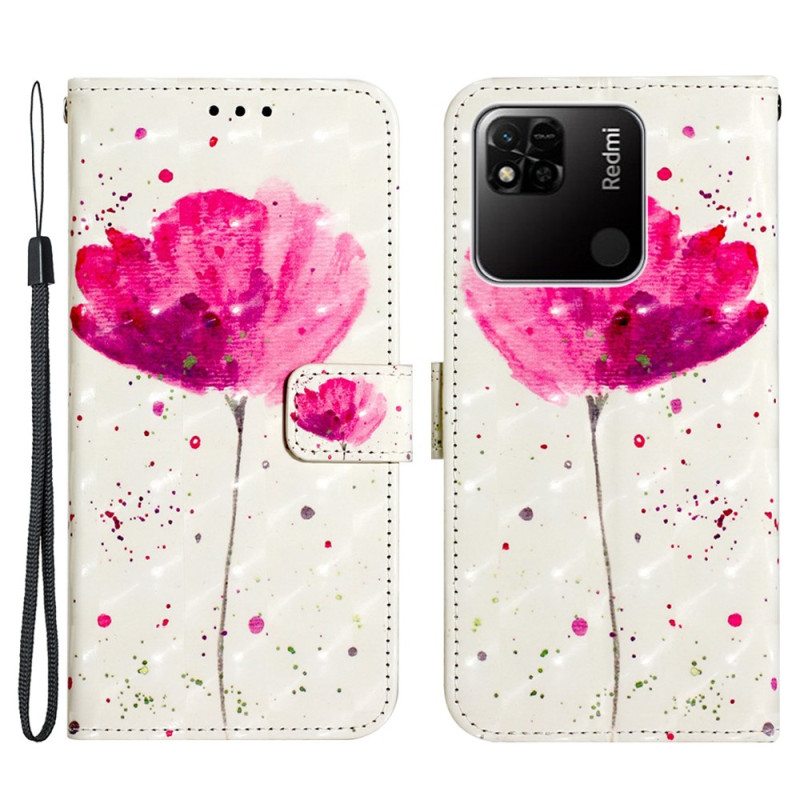 Kuori Kotelot Xiaomi Redmi 10A Suojaketju Kuori Hihna Poppy