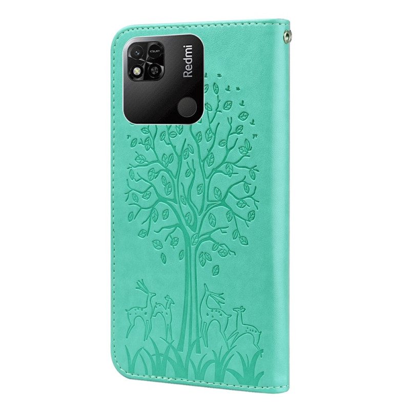 Nahkakotelo Xiaomi Redmi 10A Peura