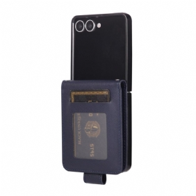 Kotelot Samsung Galaxy Z Flip 7 Keinonahkainen Korttikotelo Suojakuori