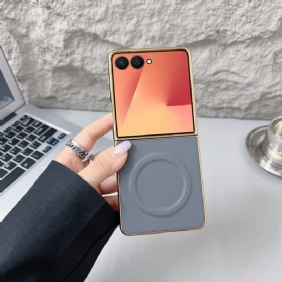 Kuori Samsung Galaxy Z Flip 7 Magneettinen Nappapinta Suojakuori