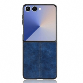 Kuori Samsung Galaxy Z Flip 7 Ommeltu Nahkakuvioinen