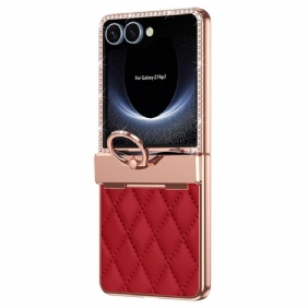 Kuori Samsung Galaxy Z Flip 7 Sormuksen Pidike Ja Takasuoja