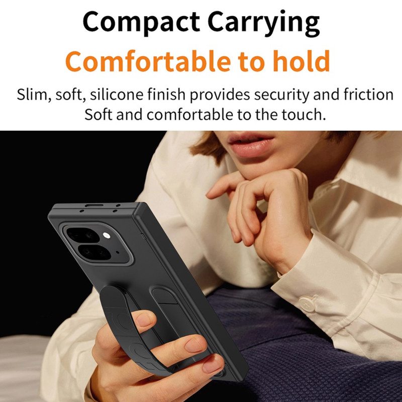 Kuori Google Pixel 10 Pro Fold Erittäin Kestävä Hihnalla Ja Jalustalla Suojakuori