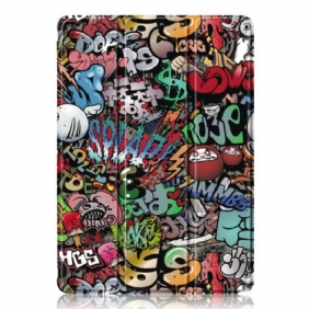 Samsung Galaxy Tab S10 Plus Graffitikuvioinen Läpinäkyvä Takakansi