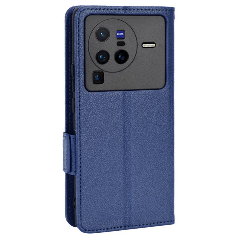 Kotelot Vivo X80 Pro Flap Double Uusia Värejä