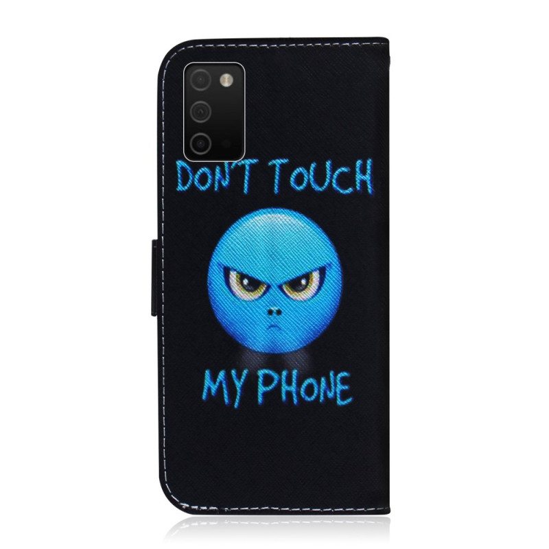 Flip Case Samsung Galaxy A03s Emoji Puhelin
