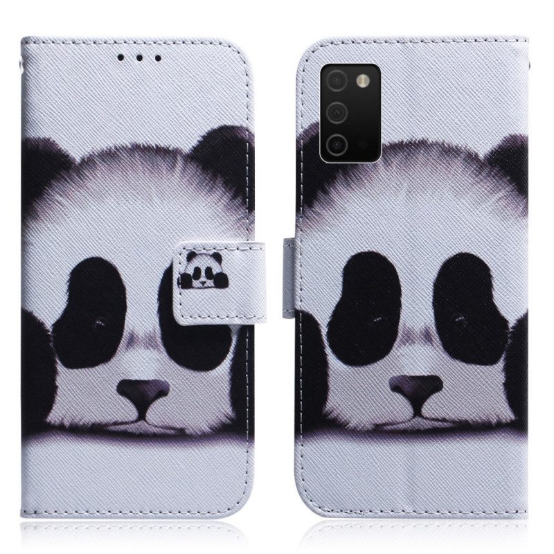 Flip Case Samsung Galaxy A03s Pandan Kasvot