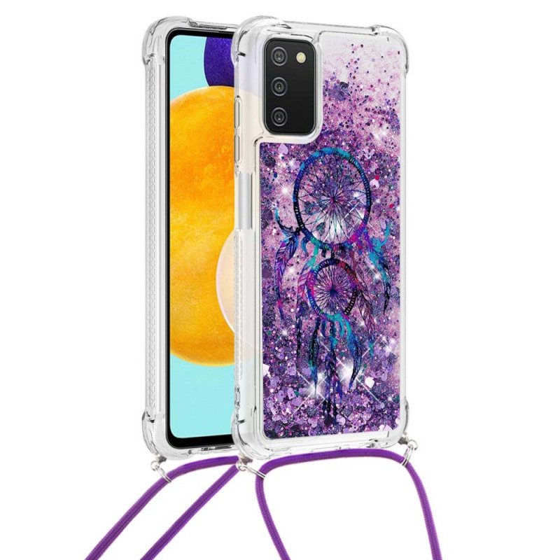 Kuori Samsung Galaxy A03s Kiristysnyörillä Paljetin Kiristysnyöri Dream Catcher