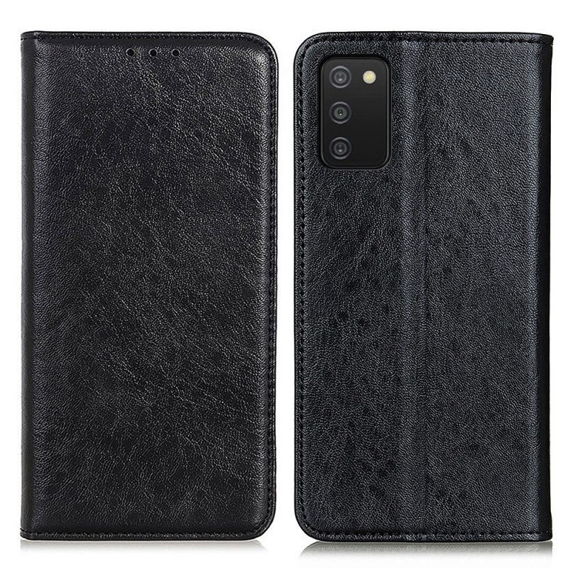 Puhelinkuoret Samsung Galaxy A03s Kotelot Flip Nahan Rakenne