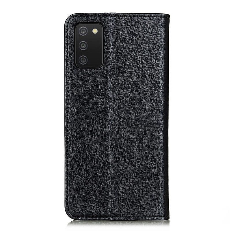 Puhelinkuoret Samsung Galaxy A03s Kotelot Flip Nahan Rakenne