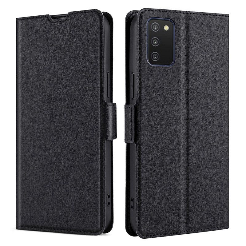 Puhelinkuoret Samsung Galaxy A03s Kotelot Flip Vintage Nahkatyyli