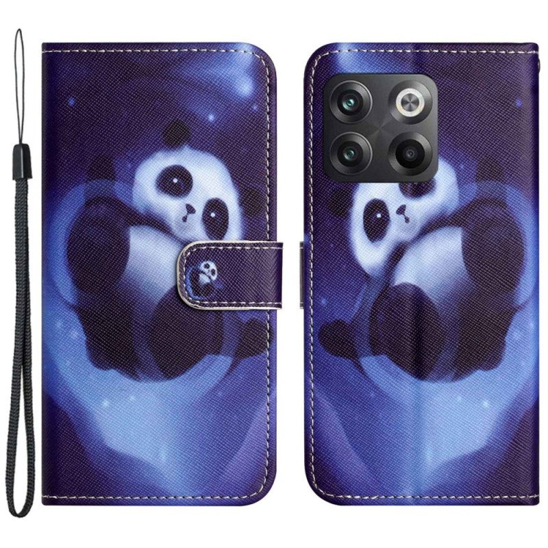 Kotelot OnePlus 10T 5G Suojaketju Kuori Strappy Space Panda