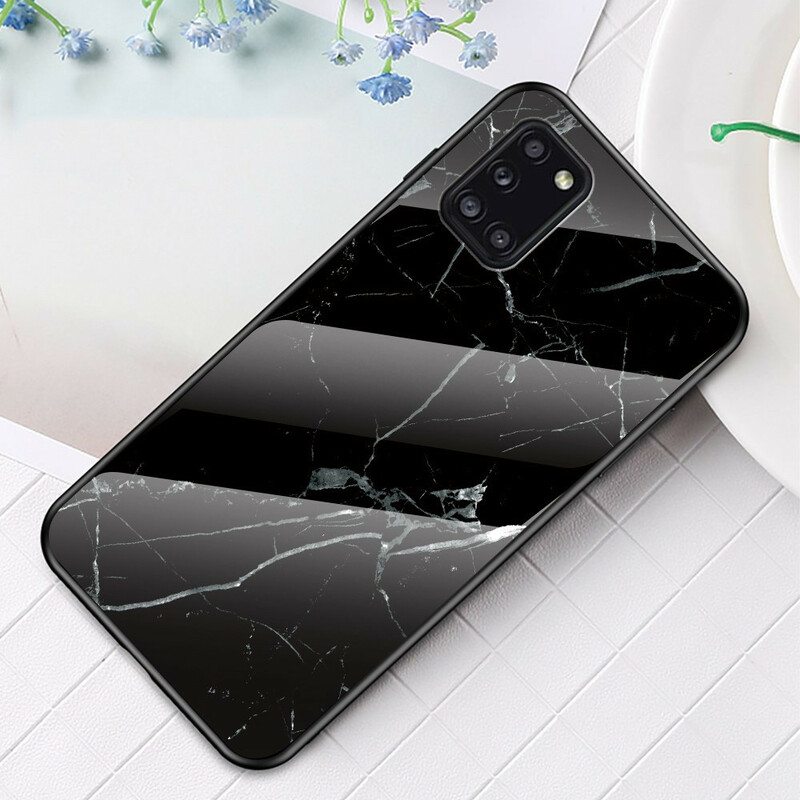 Case Samsung Galaxy A31 Premium Värit Karkaistu Lasi