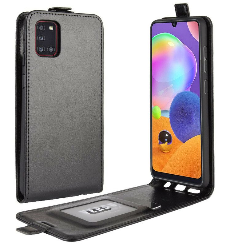 Kotelot Samsung Galaxy A31 Taittuva Nahkaefekti