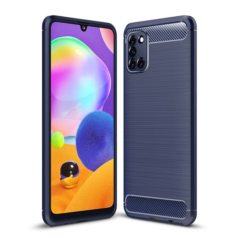 Kuori Samsung Galaxy A31 Harjattua Hiilikuitua