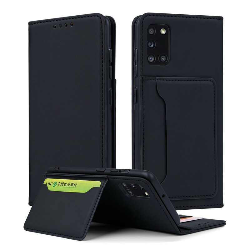 Puhelinkuoret Samsung Galaxy A31 Kotelot Flip Korttipidikkeen Teline
