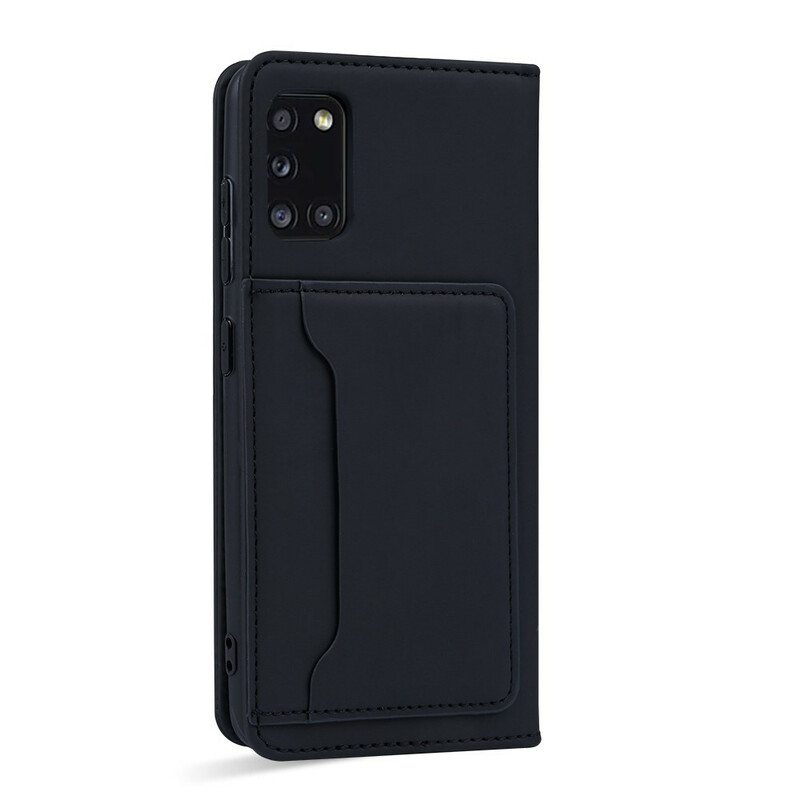 Puhelinkuoret Samsung Galaxy A31 Kotelot Flip Korttipidikkeen Teline