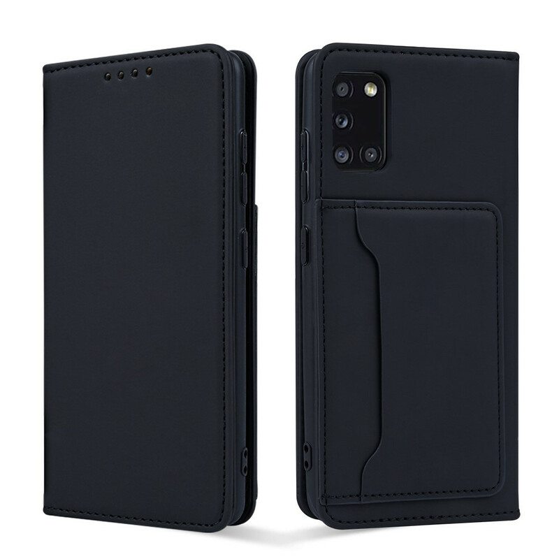 Puhelinkuoret Samsung Galaxy A31 Kotelot Flip Korttipidikkeen Teline