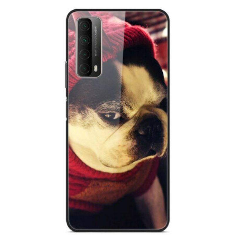 Case Huawei P Smart 2021 Hauska Koiran Karkaistu Lasi