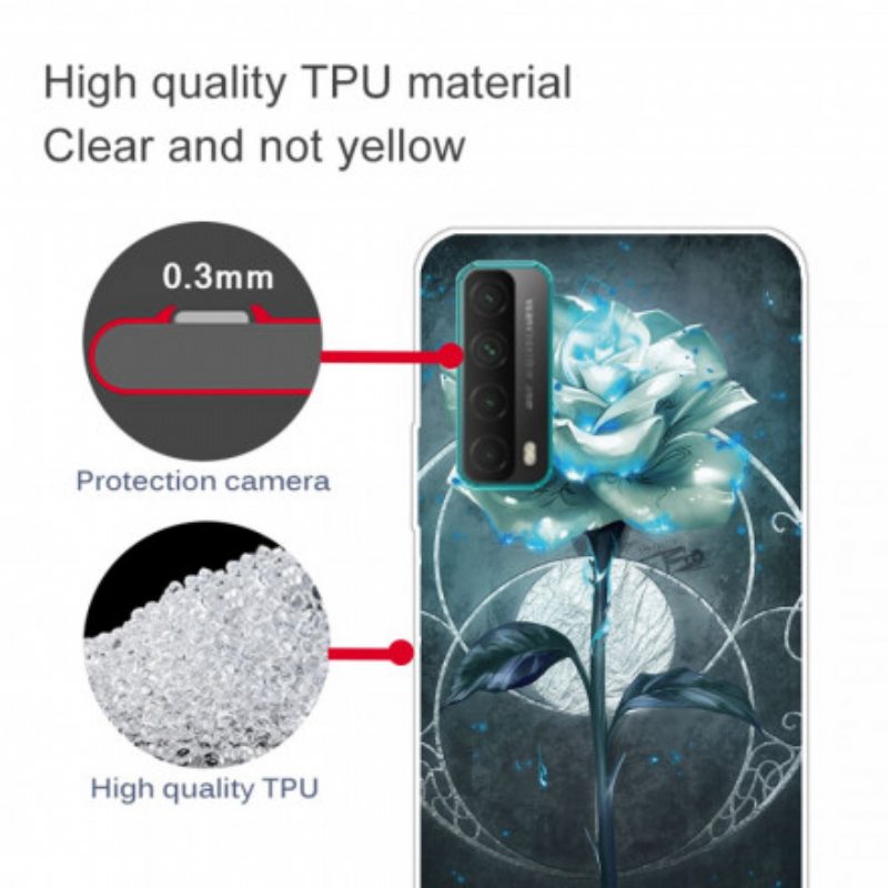 Case Huawei P Smart 2021 Joustava Vaaleanpunainen Vihreä