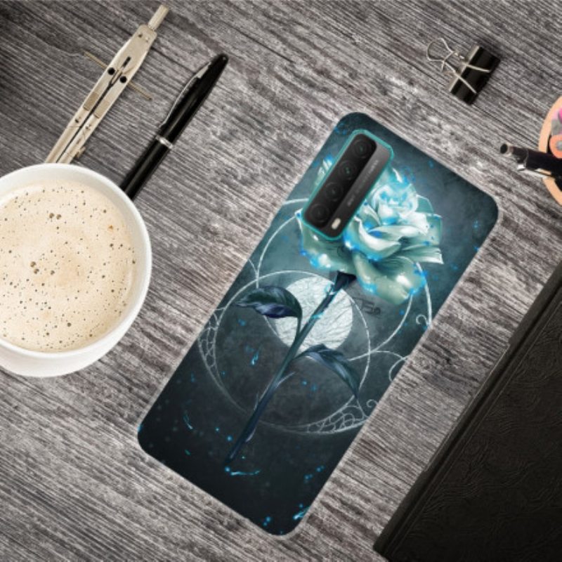 Case Huawei P Smart 2021 Joustava Vaaleanpunainen Vihreä
