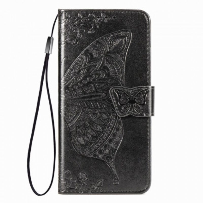 Flip Case Huawei P Smart 2021 Puolikkaat Perhoset