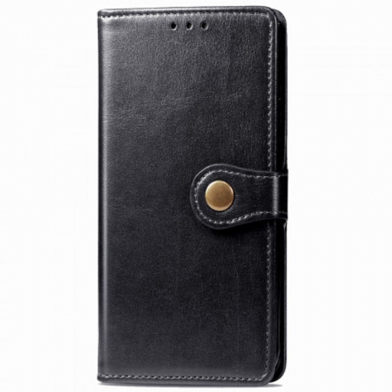 Kotelot Huawei P Smart 2021 Keinonahkaa Ja Vintage-lukko
