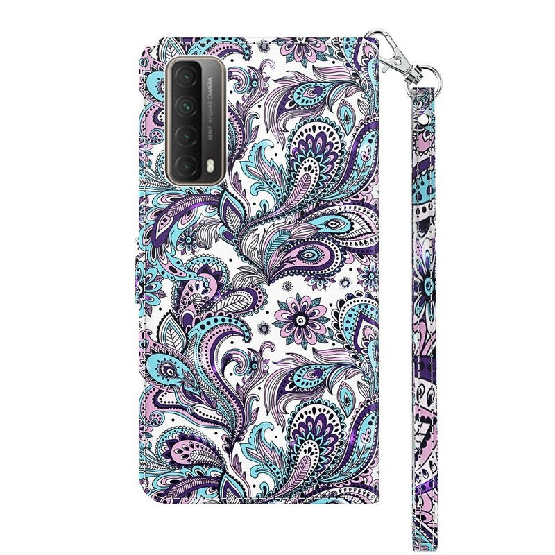 Kotelot Huawei P Smart 2021 Kukkakuvioita