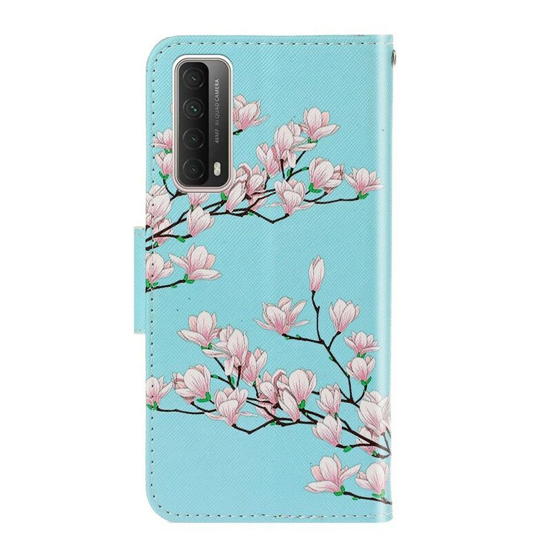 Kotelot Huawei P Smart 2021 Suojaketju Kuori Strappy Pensas