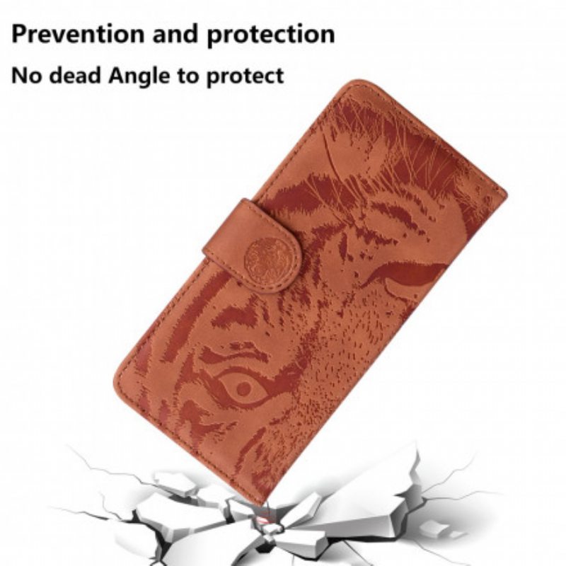 Kotelot Huawei P Smart 2021 Tiger-kasvoprintti