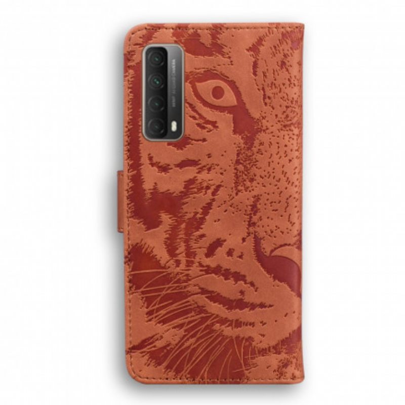 Kotelot Huawei P Smart 2021 Tiger-kasvoprintti