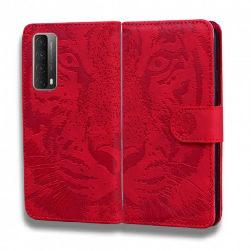 Kotelot Huawei P Smart 2021 Tiger-kasvoprintti