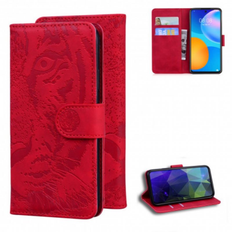 Kotelot Huawei P Smart 2021 Tiger-kasvoprintti