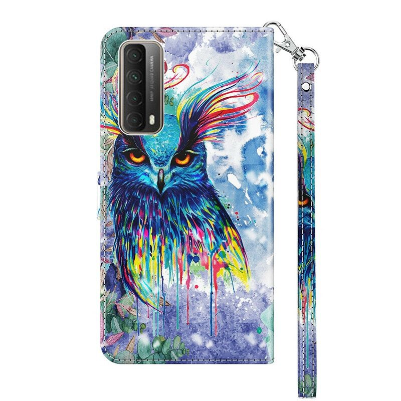 Kotelot Huawei P Smart 2021 Vesiväri Lintu